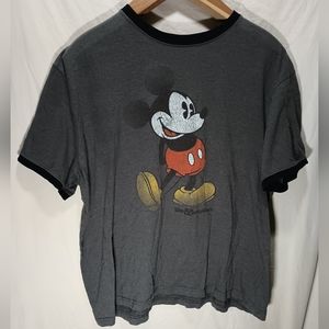 Mickey Mouse XXL t-shirt from Disney Parks rimmed collar & neck college style